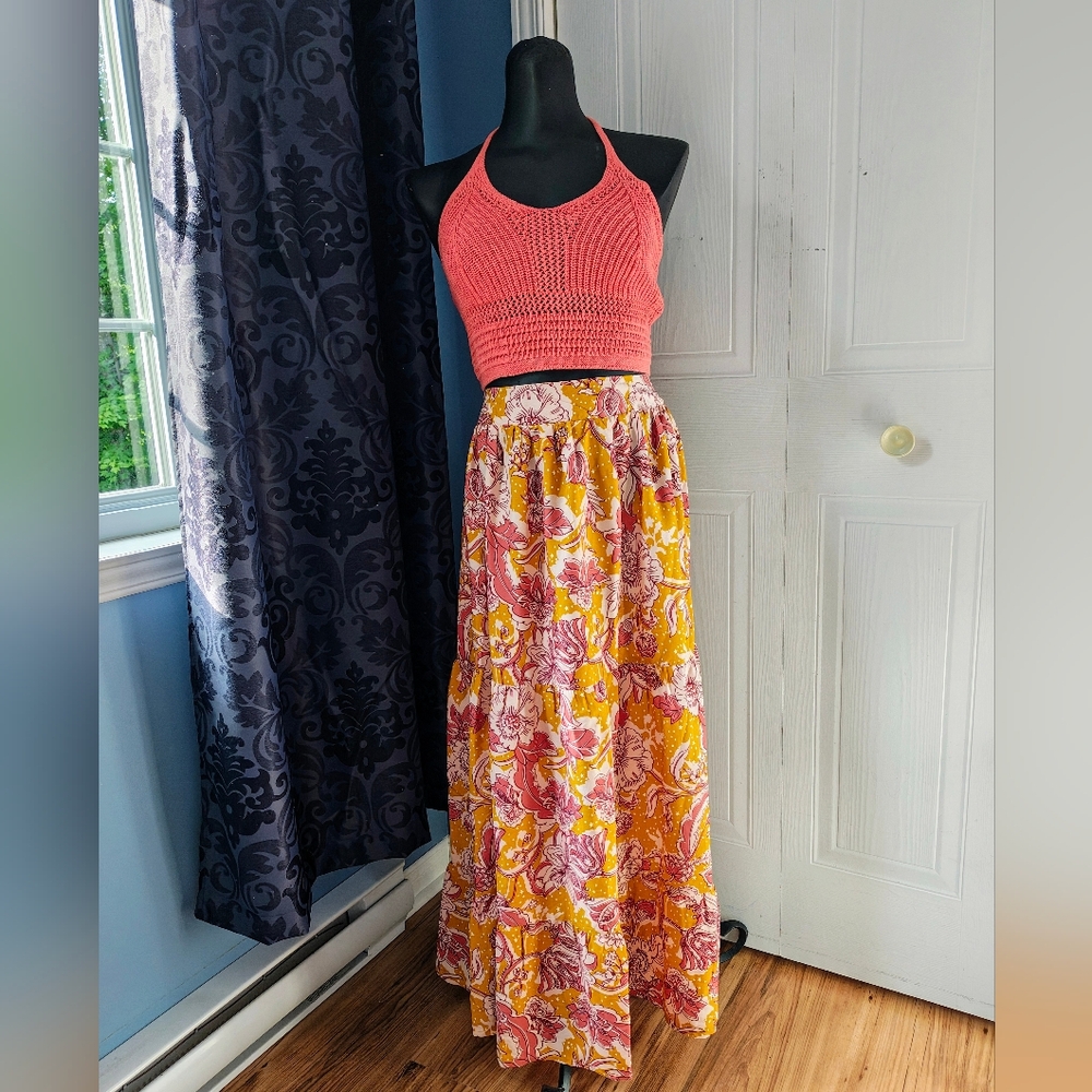 Bohemian Maxi Skirt